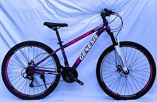Велосипед двоколісний спортивний Corso GS-27378 «Genesis» (колеса Ø27.5"/гума, рама: 15"/сталь, швидкостей: 21, обладнання SunRun)