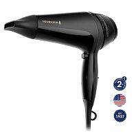 Картинка  Фен Remington  Thermacare Pro, 2000 Вт, поток 80 км/ч, 3 температуры, 2 скорости, черный (D5710) магазин cd-market