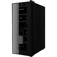 Картинка  Винотека Philco  65см/12 бутылок/температур 10-18 С/Led-подсветка/сенсор/дисплей/черный (PW12F) магазин cd-market