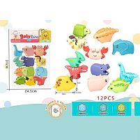 Набір пискавок 916-263 “Тварини”, 12 штук, в пакеті