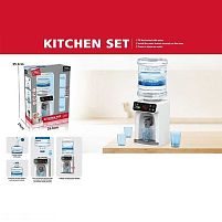 Кулер F 2331 на батарейках, підсвічування, звук, механічна подача води, стаканчики, в коробці