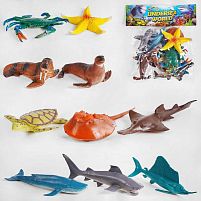 Набір тварин Q 503 "Підводний світ", 10 елементів, у пакеті