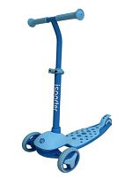 Самокат триколісний Best Scooter M-83511 (колеса: передні Ø4.7"/заднє Ø3.15"/PU, рама: алюміній, підсвітка, до 30 кг)