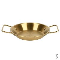 Пательня з двома ручками для приготування та подачі SS "Gold" 24см Stenson R41175-24