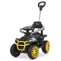 Електроквадроцикл дитячий Bambi Racer M 6300EBLR-11-6 (каталка-толокар, колеса Ø8.2"/EVA, акк: 6V/7Ah, мотор 2*35W, до 3 км/г, батьк. ручка, до 23 кг)
