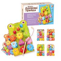 Логічна дерев’яна дошка 44120 "WToys", фігури, магнітна риболовля, в коробці, ВИДАЄТЬСЯ ТІЛЬКИ МІКС ВИДІВ