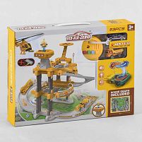 Гараж 660 А-306 3 поверхи, 2 машинки, 1 машинка змінює колір, світло, звук, в коробці