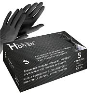 Рукавички нітрилові S Hoffen 3.5г нестерильні текстуровані б/п 50пар/уп Stenson HFN-13301S