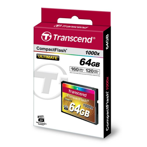 Картинка  Карта пам'ятi Transcend 64GB CF 1000X (TS64GCF1000) от магазина cd-market фото 2