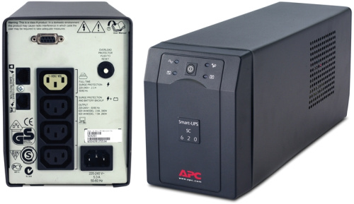 Картинка  Джерело безперебійного живлення APC Smart-UPS SC 620VA (SC620I) от магазина cd-market