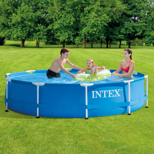 Каркасний басейн Intex 28202 (76*305 см. об'єм: 4485 л. картриджний фільтр-насос 1250 л/год, серія: Metal Frame) фото 10