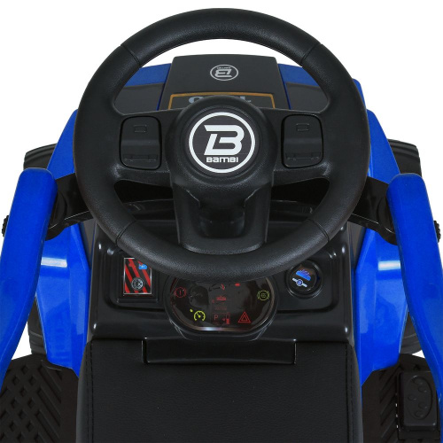 Каталка-толокар Bambi M 5805EL-4 (колеса: Ø7,1"/EVA, батьк. ручка, страхувальний бампер, сидіння: шкіра, музика, до 25 кг) фото 8