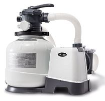 Фільтр-насос пісочний Intex 26648 (10500 л/год., 36 кг., 450W, для басейнів об'ємом 1100-60000 л., таймер, підключення Ø38 мм)