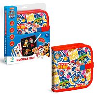 Дорожній набір для малювання "Paw Patrol" 200518 "DoDo", 6 маркерів "пиши-витирай"