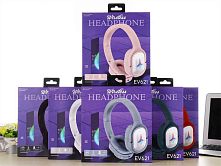 Навушники C 55257 Bluetooth, вбудований акумулятор, підсвічування, AUX роз’єм, в коробці