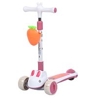 Картинка  Самокат триколісний iTrike JR3-179-P (колеса: передні Ø4.33"/заднє Ø3.15"/PU, рама: пластик, підсвітка, до 25 кг) магазин cd-market