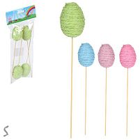 Декор великодній "Easter eggs" 4шт/уп 20см Stenson R40509