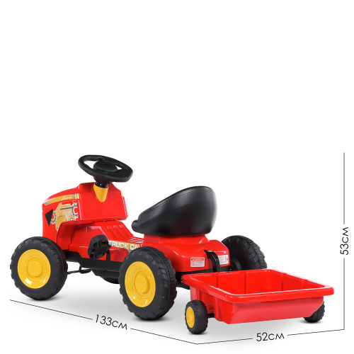 Веломобіль дитячий Bambi Kart M 4907-3 «Трактор» фото 9