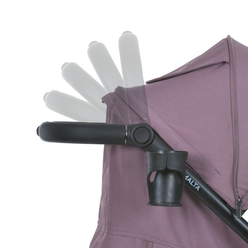 Коляска дитяча прогулянкова El Camino ME 1182 MALTA Frost Orchid фото 19