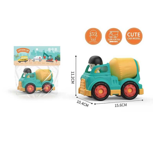 Машина 8052 фігурка водія, в пакеті