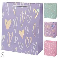 Пакет подарунковий паперовий M "Pastel" 26*32*12cм Stenson R40748-M