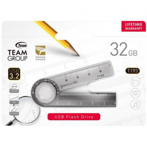 Картинка  Накопичувач Team 32GB USB 3.2 T193 Black (TT19332GF01) от магазина cd-market фото 5