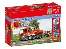 Картинка  Конструктор fisсhertechnik JUNIOR Easy Starter Пожежні машини (FT-554193) магазин cd-market