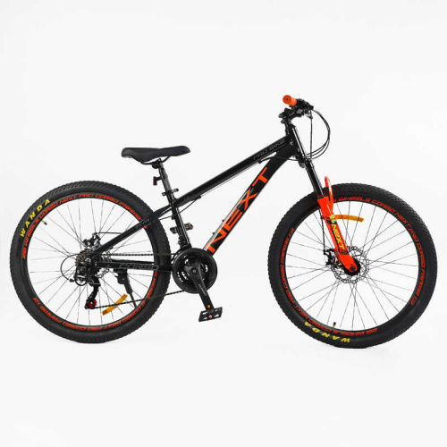 Велосипед двоколісний спортивний Corso NX-26700 «Next» (колеса Ø26"/гума, рама: 13"/алюміній, швидкостей: 21, обладнання Shimano)