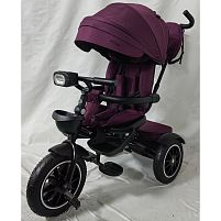 Велосипед дитячий триколісний El Camino ME 1193 MODENA Purple (колеса: передні Ø26 см, задні Ø23 см, батьківська ручка, фара)