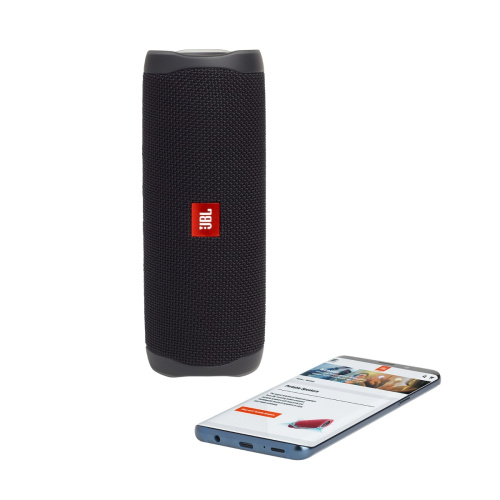 Картинка  Акустическая система JBL Flip 5 Black (JBLFLIP5BLK) от магазина cd-market фото 6