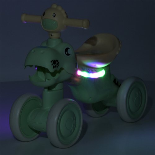 Каталка-толокар Bambi M 6025E-5-2 «Динозаврик» (колеса: Ø6,3"/EVA, сидіння: пластик, музика, до 25 кг) фото 9