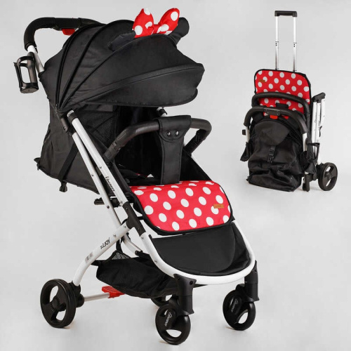 Коляска дитяча прогулянкова Joy Elegans A-12295 (рама алюмінієва, футкавер, підсклянник, телескопічна ручка)