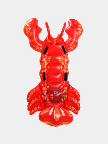 Плотик дитячий надувний для плавання Intex 57528 «Лобстер» (137*213 см, 4 ручки, вік 3+, до 40 кг) фото 3