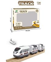 Потяг на радіокеруванні AU 9666 2 вагони, звуки, підсвічування, парогенератор, в коробці