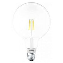 Картинка  Лампа светодиодная OSRAM SMART LED Е27 5.5-60W 2700K 220V G125 FILAMENT Bluetooth (4058075091108) магазин cd-market