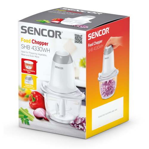 Картинка  Измельчитель Sencor  стеклянная чаша (SHB4330WH) от магазина cd-market фото 8