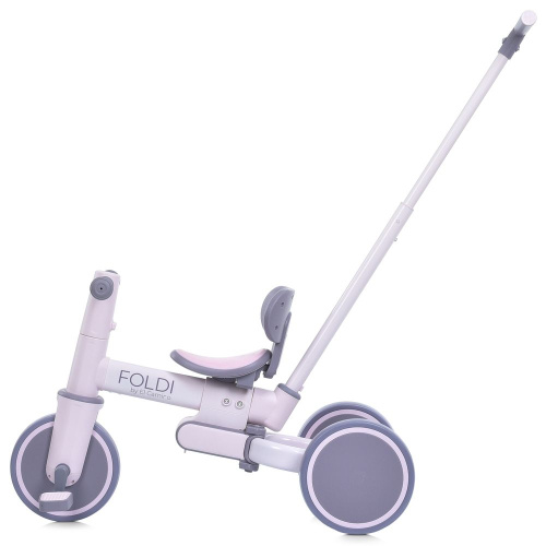 Велосипед дитячий триколісний El Camino дитячий ME 1202 FOLDI Lavender (батьківська ручка) фото 2