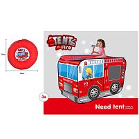 Дитячий ігровий намет X-Toys А 999-294 «Пожежна машина» (73*73*114 см, сумка)