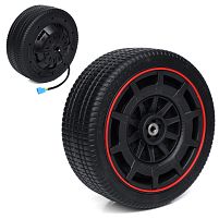 Колесо для дитячого електромобіля Bambi Racer M 6404-F-L-EVA WHEEL (переднє ліве, Ø30 см, ↔10,5 см, EVA, синя фішка)