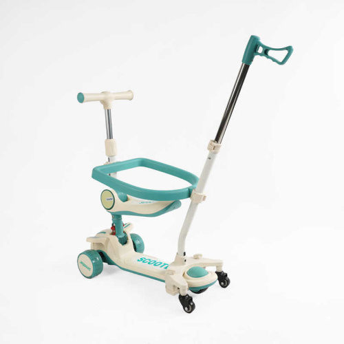 Самокат 5в1 "Skyper" TY-2175 колеса PU 125х40мм зі світлом, укр озвучування та підсвічування платформи, з ДОП. КОЛЕСАМИ, захисний бампер, в коробц фото 3