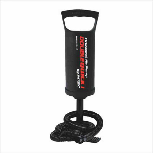 Насос ручний Intex 68612 «Double Quick I Hand Pump» (об'єм: 0,9 L., висота: 29 см., 3 насадки, шланг 1 м., надування/зування) фото 6