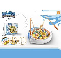 Риболовля 5204 платформа обертається, мелодія, рибки підіймаються-опускаються, відкривають роти, 2 вудочки, в коробці