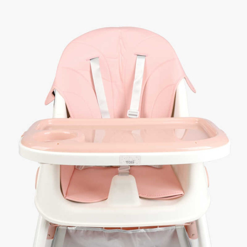 Стільчик для годування Toti TL-41173 (22*110 см, сталева конструкція, регулювання спинки, сидіння, висота, кошик, ремінь, 4 колеса, до 30 кг) фото 5