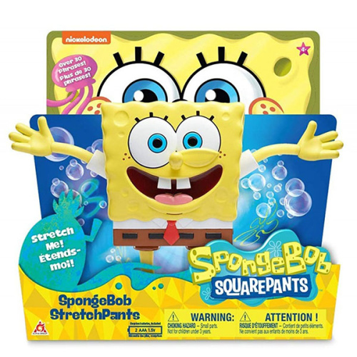 Картинка  Интерактивная игрушка SpongeBob StretchPants со звуком (EU691101) от магазина cd-market фото 5