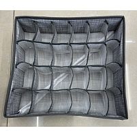 Коробка-органайзер для зберігання білизни 24отд 32*32*9см Stenson R89676