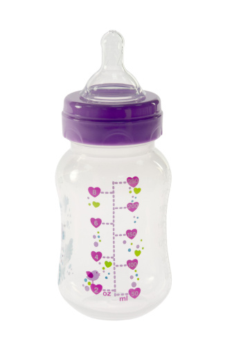 Картинка  Бутылочка для кормления Bayby BFB6103 250ml 0м+ фиолетовый от магазина cd-market