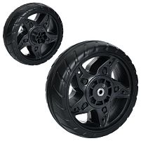 Колесо для дитячого електромотоцикла Bambi Racer M 6220-EVA WHEEL (задні та переднє однакові, Ø25 см/↔9 см/EVA, адаптер під редуктор)