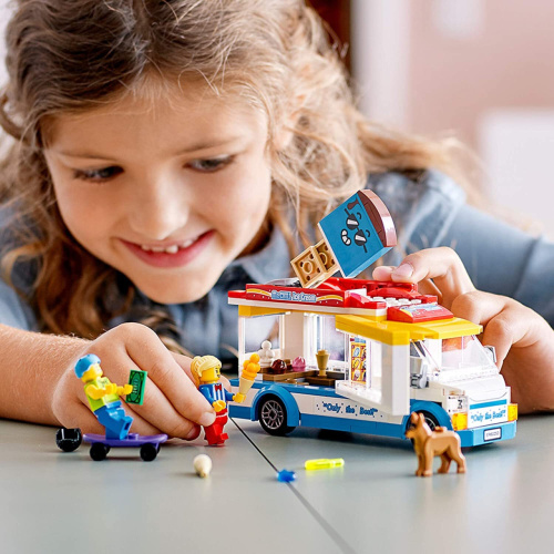 Картинка  Конструктор LEGO City Фургон із морозивом (60253) от магазина cd-market фото 2