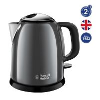 Картинка  Чайник Russell Hobbs  Colours Plus Mini, 2400Вт, 1л., серый (24993-70) магазин cd-market