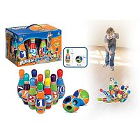 Боулінг YF 385 A фомові елементи, висота кегль -18 см, 2 кулі діаметром 9.8 см, в коробці